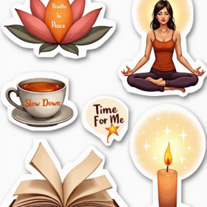 Self-Love & Motivation - Sticker Sheet v2